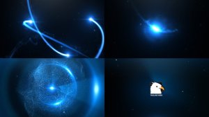Videohive Particle Trails Logo Explosion Logo Stings template preview