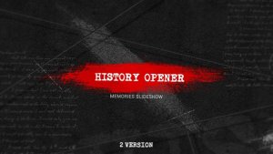Videohive History Opener 23470884 Openers template preview
