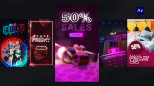 Videohive Black Friday Instagram Stories 34873460 Product Promo template preview