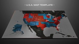 Videohive USA Map 38249334 Elements template preview