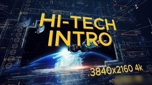 Videohive HI-Tech Intro 43495796 Openers template preview