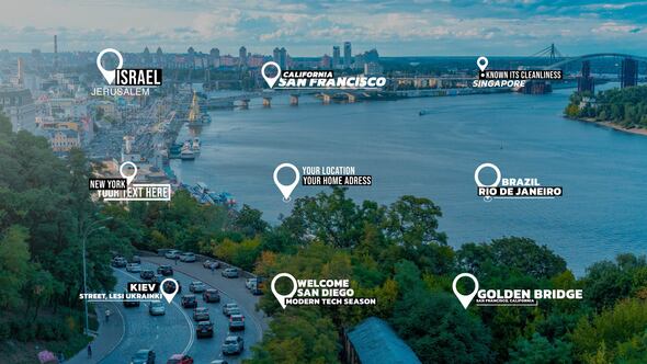 Videohive Location Titles | AE | Titles template preview