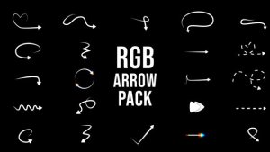Videohive RGB Arrow Pack Elements template preview