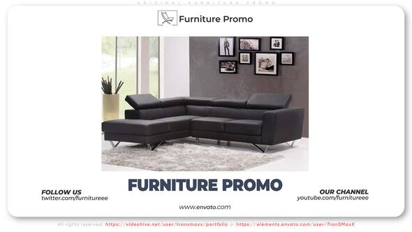 Videohive Original Furniture Promo Product Promo template preview
