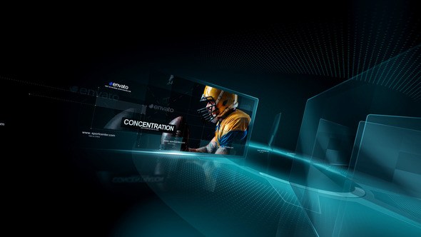 Videohive Sport Carousel 2 Openers template preview