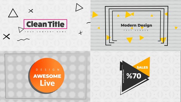 Videohive Modern Titles 37869630 Titles template preview