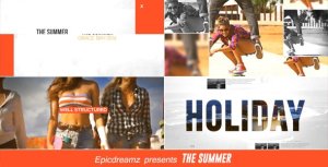 Videohive The Summer Video Displays template preview