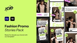 Videohive Fashion Promo Stories Pack Openers template preview