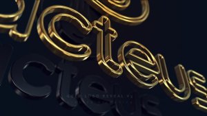 Videohive Gold Logo Reveal v3 Logo Stings template preview