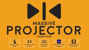 Videohive Massive Projector Transitions Elements template preview