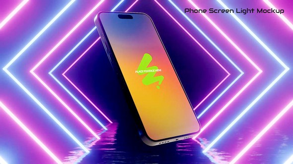 Videohive Trendy Vertical Phone Screen Mockup Product Promo template preview