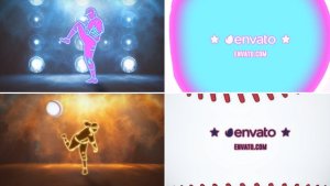 Videohive Neon Baseball Logo Logo Stings template preview