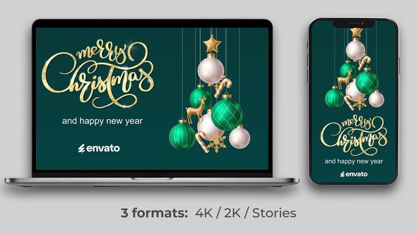 Videohive Merry Christmas Logo 60857034 Openers template preview
