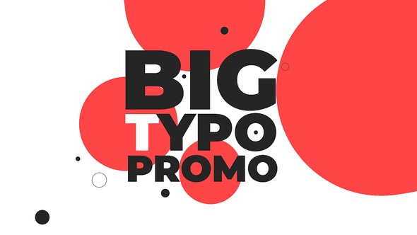 Videohive Big Typo Promo Openers template preview