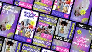 Videohive Friendship Day Reels Elements template preview