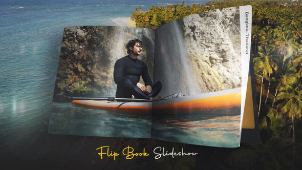 Videohive Flip Book Slideshow Openers template preview