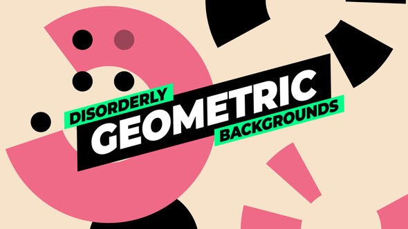Videohive Geometric Backgrounds 55328488 Elements template preview