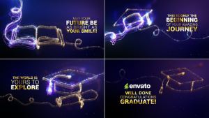 Videohive Graduation wishes Intro // Graduation Wishes Openers template preview