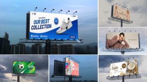 Videohive Billboard Mockup 59836101 Product Promo template preview