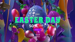 Videohive Happy Easter Day Easter template preview