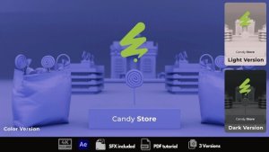 Videohive Candy Store Opener Openers template preview