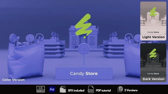 Videohive Candy Store Opener Openers template preview