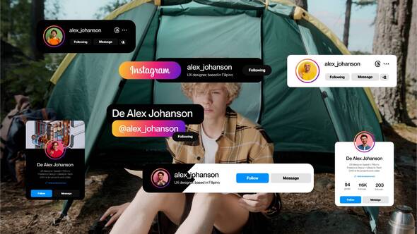 Videohive Instagram UI Elements Elements template preview