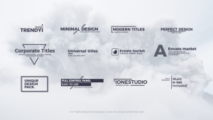 Clean Titles Video Displays template preview