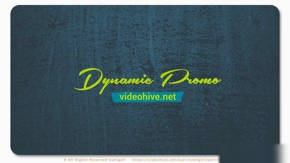 Videohive Dynamic Promo 49305293 Openers template preview
