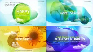 Videohive Happy Earth Day Title Titles template preview