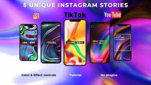 Videohive Gradient Stories Product Promo template preview