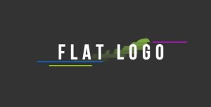 Flat Logo Video Displays template preview