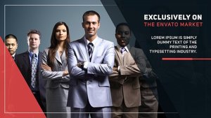 Corporate Promotion Video Video Displays template preview