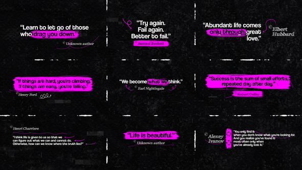 Videohive Quotes Titles 60457509 Titles template preview