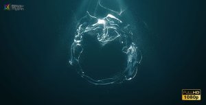 Water Logo Video Displays template preview