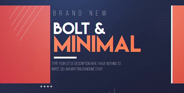 Videohive Bolt & Minimal Openers template preview