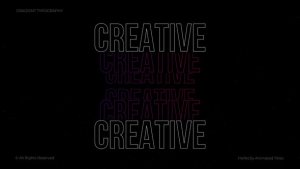 Videohive Gradient Typography | After Effects Titles template preview