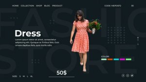 Fashion Store Video Displays template preview