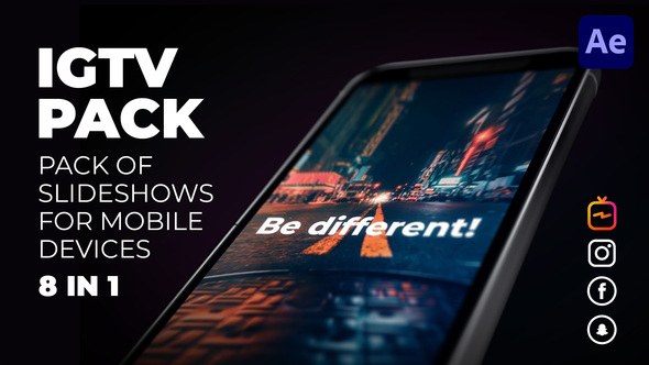 Instagram Slideshow Pack - Reels, Post, Stories Video Displays template preview