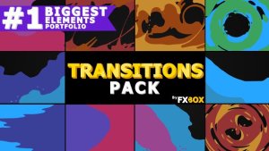 Liquid Transitions | After Effects Video Displays template preview