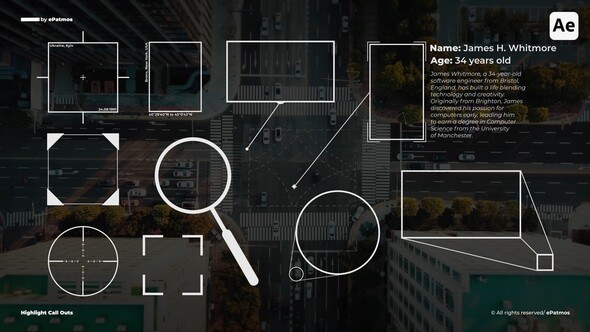 Videohive Highlight Call Outs | AE Titles template preview