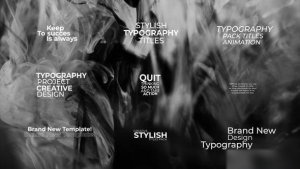 Videohive Minimalistic | Kinetic Text Animation | After Effects Titles template preview