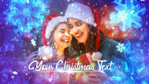 Videohive Magical Christmas Promo Video Displays template preview