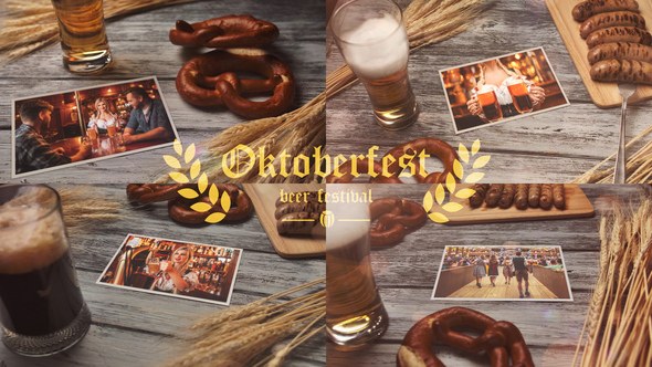 Videohive Oktoberfest Beer Festival Video Displays template preview