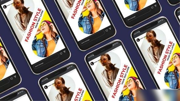 Videohive Fashion Instagram Stories 47800454 Openers template preview
