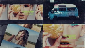 Videohive Dubstep Glitch Slideshow Video Displays template preview