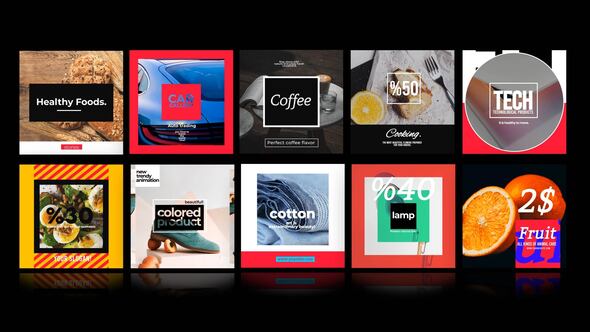 Videohive Instagram Product Posts Product Promo template preview