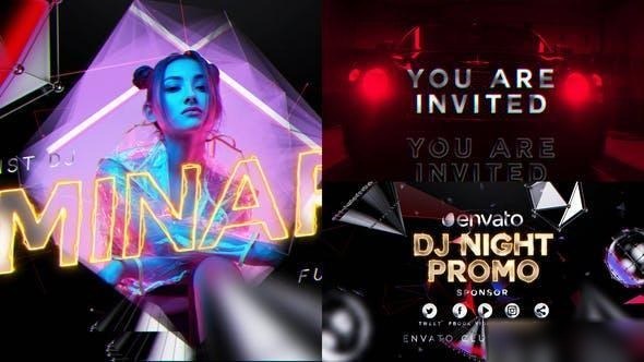 Videohive DJ Night Club Promo Openers template preview