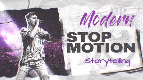 Videohive Modern Stop Motion Storytelling Broadcast-packages template preview