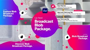 Videohive Broadcast Blob Package Broadcast-packages template preview